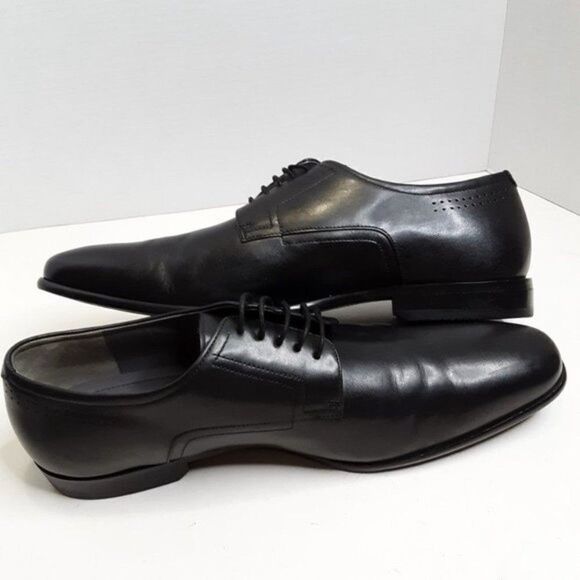 Hugo Boss Men\'s Oxford Black Shoes size 12M main image 6